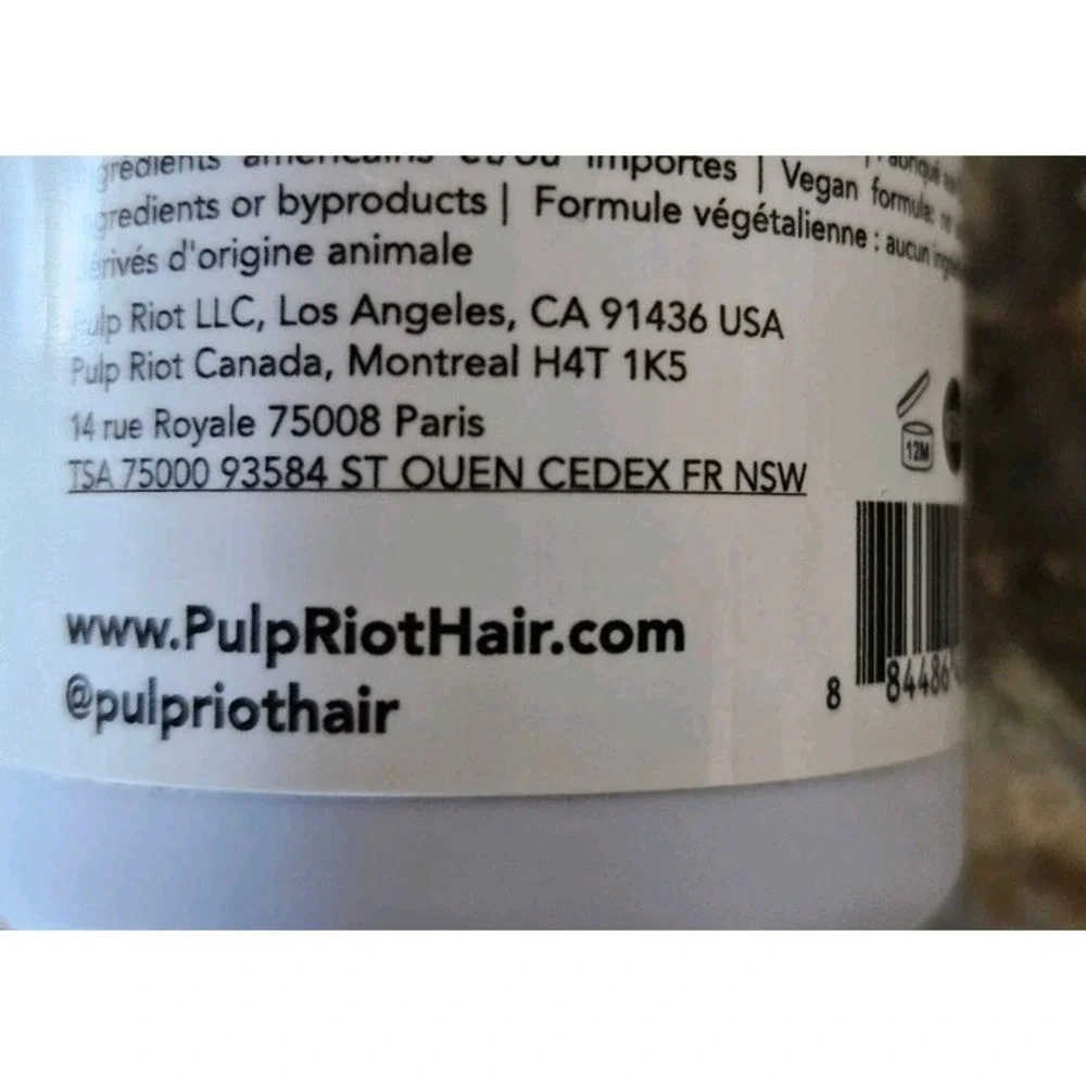 Pulp Riot Belfast Toning Conditioner 10 Oz PURPLE TONING 💜‎ Vegan